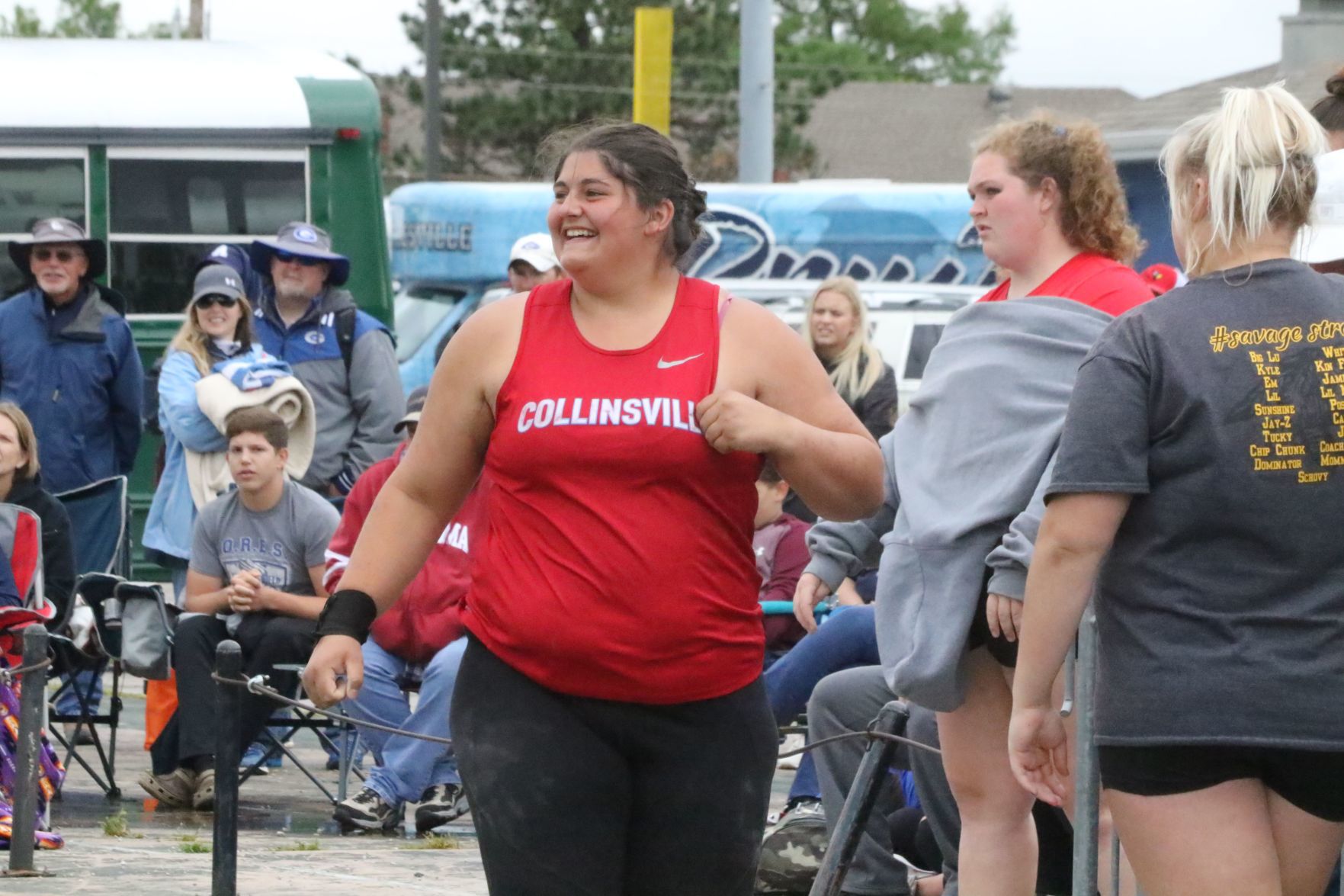 Collinsville Track at State Meet